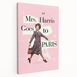 2020s Vintage Movie Poster – Mrs. Harris Goes to Paris | Retro Film Art