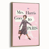 2020s Vintage Movie Poster – Mrs. Harris Goes to Paris | Retro Film Art
