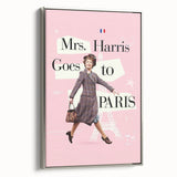 2020s Vintage Movie Poster – Mrs. Harris Goes to Paris | Retro Film Art