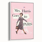 2020s Vintage Movie Poster – Mrs. Harris Goes to Paris | Retro Film Art