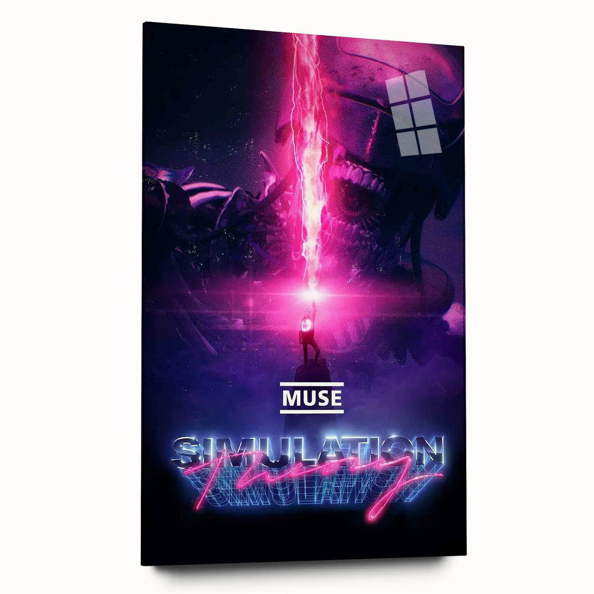 2020s Vintage Movie Poster – Muse Simulation Theory | Retro Film Art