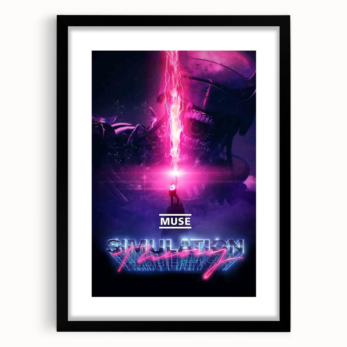 2020s Vintage Movie Poster – Muse Simulation Theory | Retro Film Art