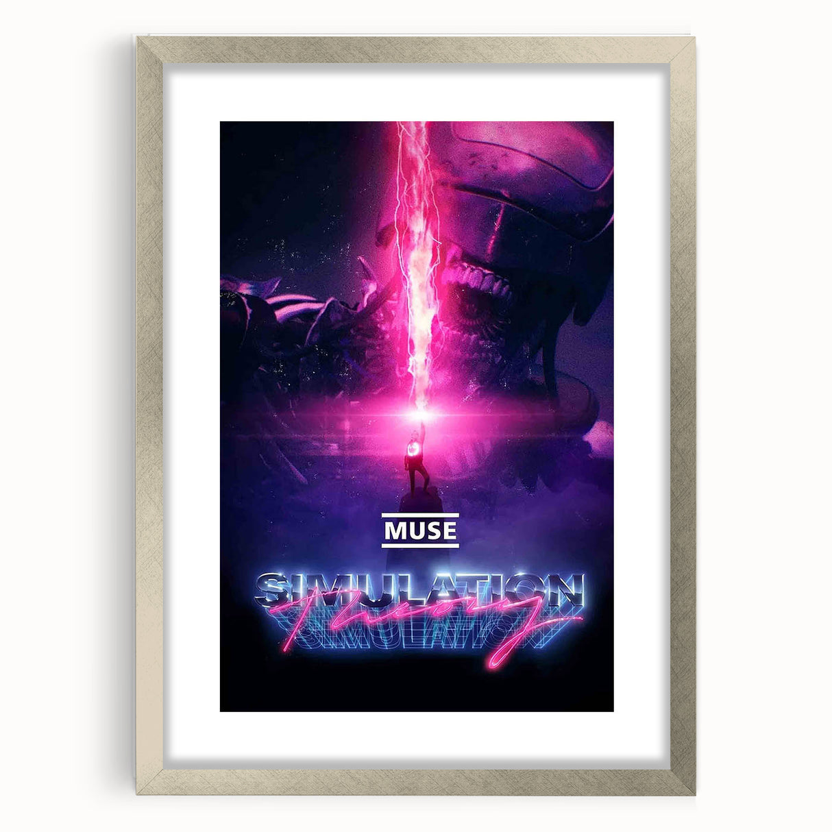 2020s Vintage Movie Poster – Muse Simulation Theory | Retro Film Art