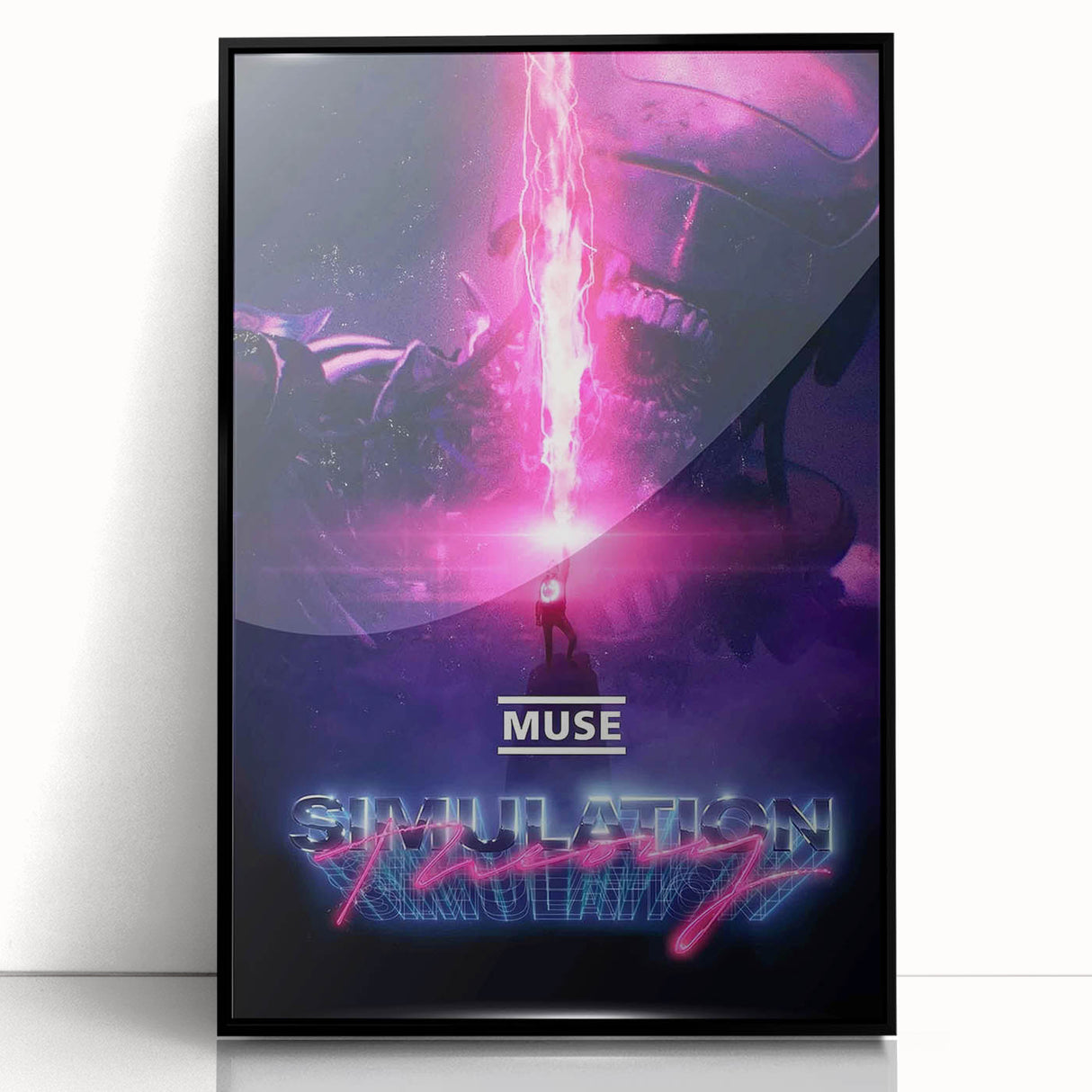 2020s Vintage Movie Poster – Muse Simulation Theory | Retro Film Art