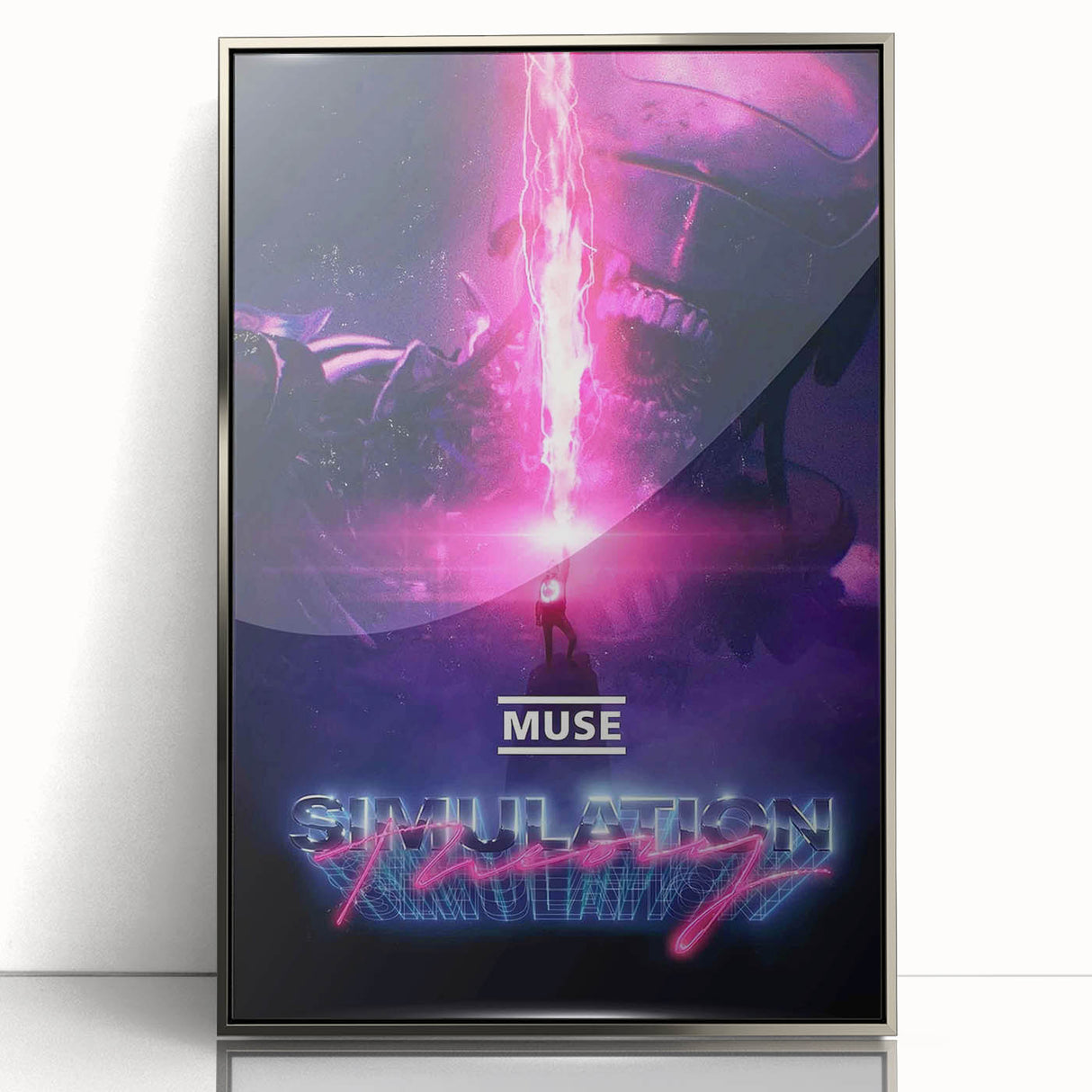2020s Vintage Movie Poster – Muse Simulation Theory | Retro Film Art