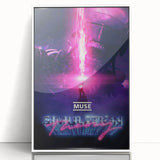 2020s Vintage Movie Poster – Muse Simulation Theory | Retro Film Art