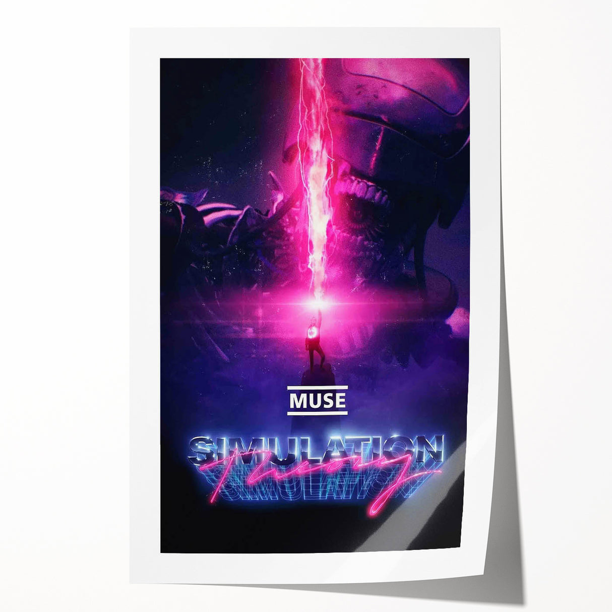 2020s Vintage Movie Poster – Muse Simulation Theory | Retro Film Art