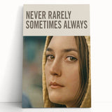 2020s Vintage Movie Poster Never Rarely Sometimes Always – Retro Film Art Print