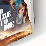 2020s Vintage Movie Poster No Time to Die – Retro Film Art Print
