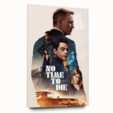 2020s Vintage Movie Poster No Time to Die – Retro Film Art Print