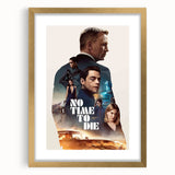 2020s Vintage Movie Poster No Time to Die – Retro Film Art Print
