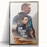 2020s Vintage Movie Poster No Time to Die – Retro Film Art Print