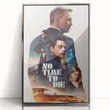 2020s Vintage Movie Poster No Time to Die – Retro Film Art Print
