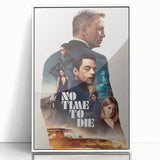 2020s Vintage Movie Poster No Time to Die – Retro Film Art Print
