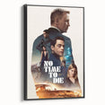 2020s Vintage Movie Poster No Time to Die – Retro Film Art Print