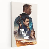 2020s Vintage Movie Poster No Time to Die – Retro Film Art Print