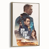 2020s Vintage Movie Poster No Time to Die – Retro Film Art Print