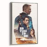 2020s Vintage Movie Poster No Time to Die – Retro Film Art Print