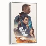 2020s Vintage Movie Poster No Time to Die – Retro Film Art Print
