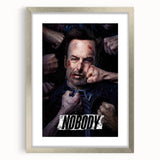 Nobody (2021) 2020s Vintage Movie Poster – Retro Film Art Print