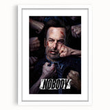 Nobody (2021) 2020s Vintage Movie Poster – Retro Film Art Print