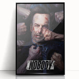 Nobody (2021) 2020s Vintage Movie Poster – Retro Film Art Print