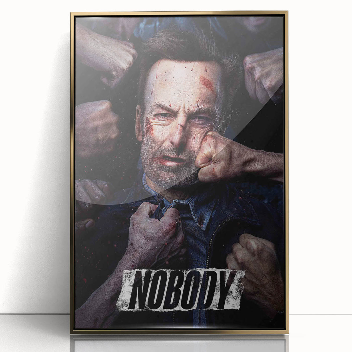 Nobody (2021) 2020s Vintage Movie Poster – Retro Film Art Print