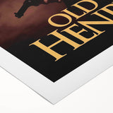 Old Henry 2020s Vintage Movie Poster – Retro Film Art Print