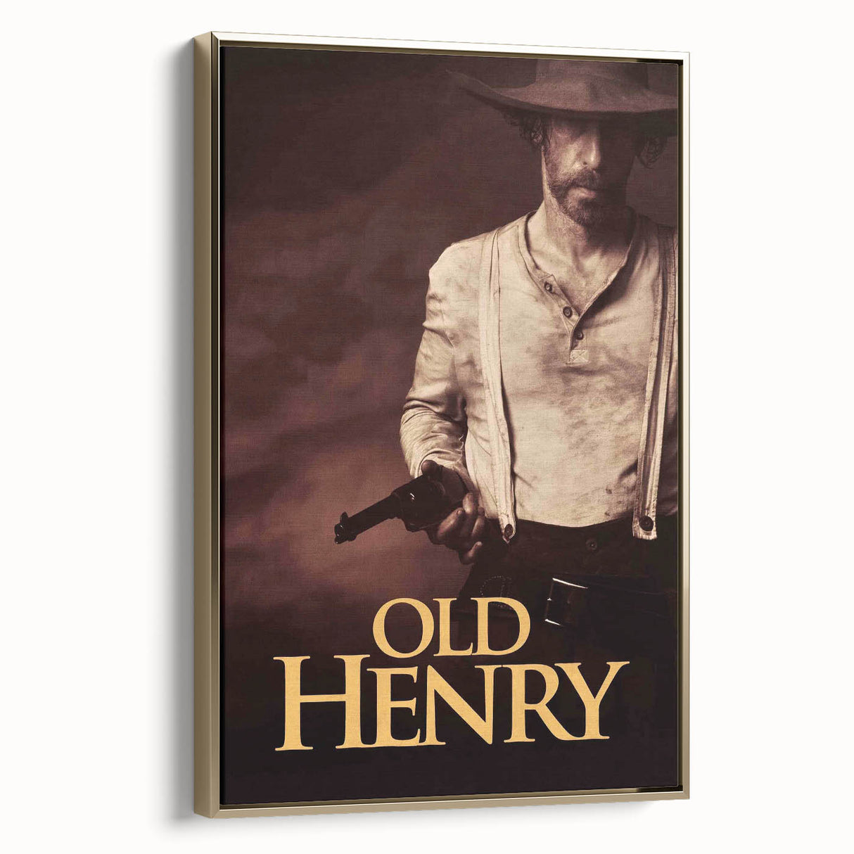 Old Henry 2020s Vintage Movie Poster – Retro Film Art Print