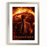 Oppenheimer 2020s Vintage Movie Poster – Retro Film Art Print