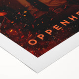 Oppenheimer 2020s Vintage Movie Poster – Retro Film Art Print