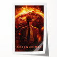 Oppenheimer 2020s Vintage Movie Poster – Retro Film Art Print