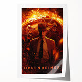 Oppenheimer 2020s Vintage Movie Poster – Retro Film Art Print