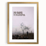 2020s Vintage Movie Poster – 20 Days in Mariupol Retro Art