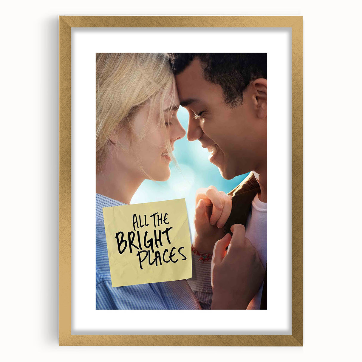 2020s Vintage Movie Poster - All the Bright Places Retro Film Art