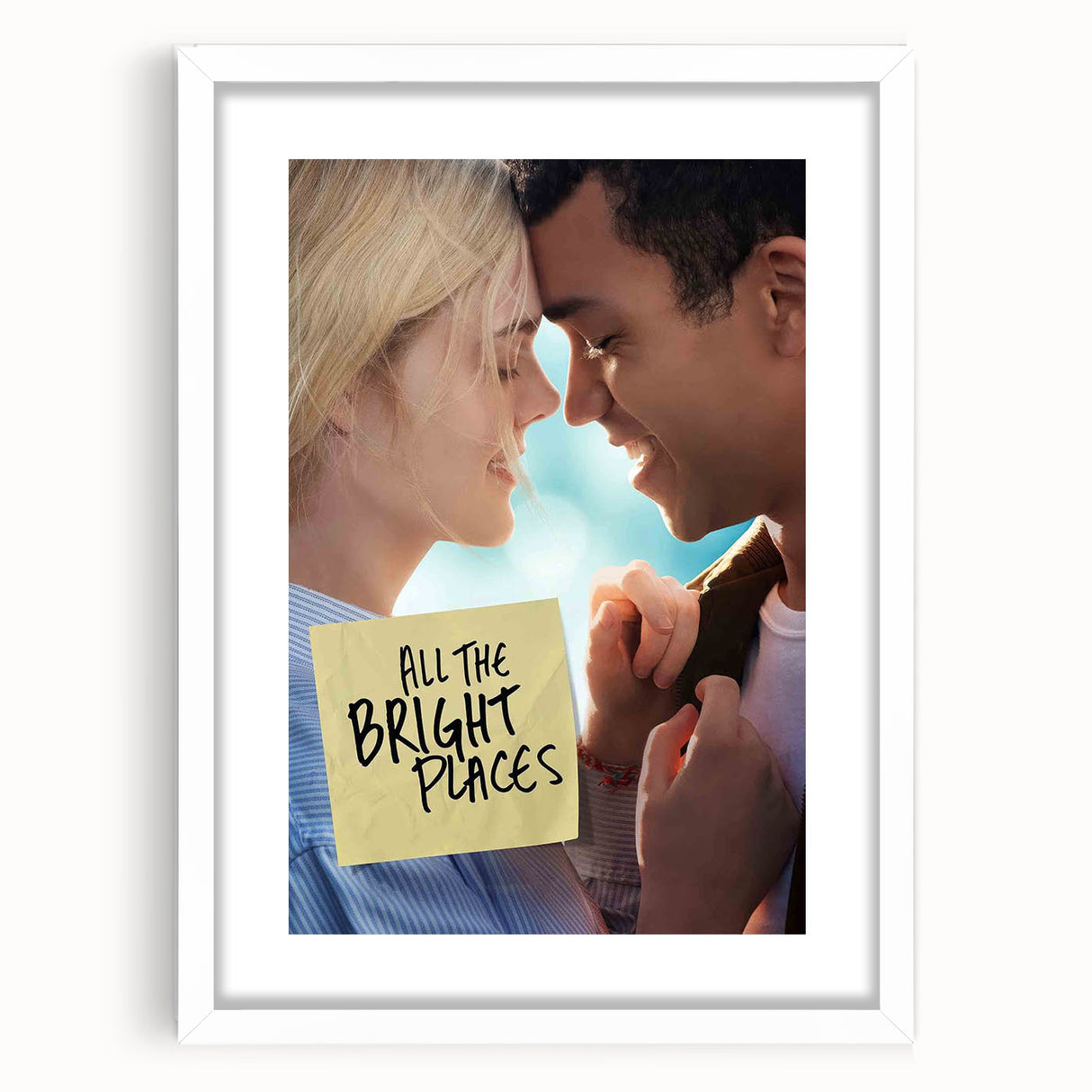 2020s Vintage Movie Poster - All the Bright Places Retro Film Art