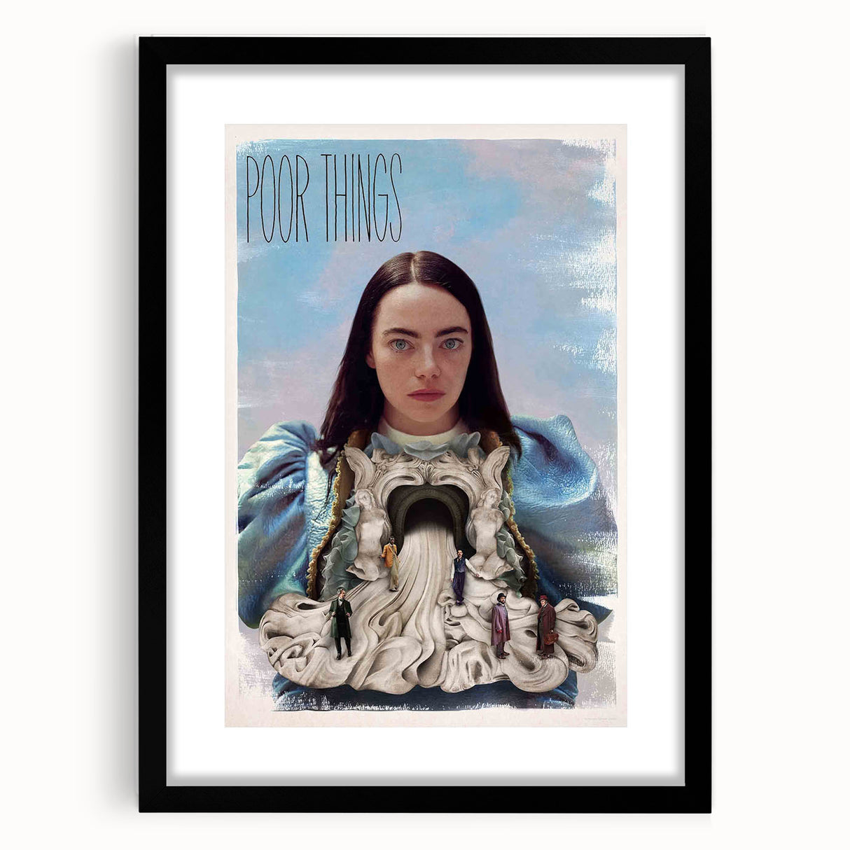 Poor Things 2020s Vintage Movie Poster – Retro Fantasy Art Print