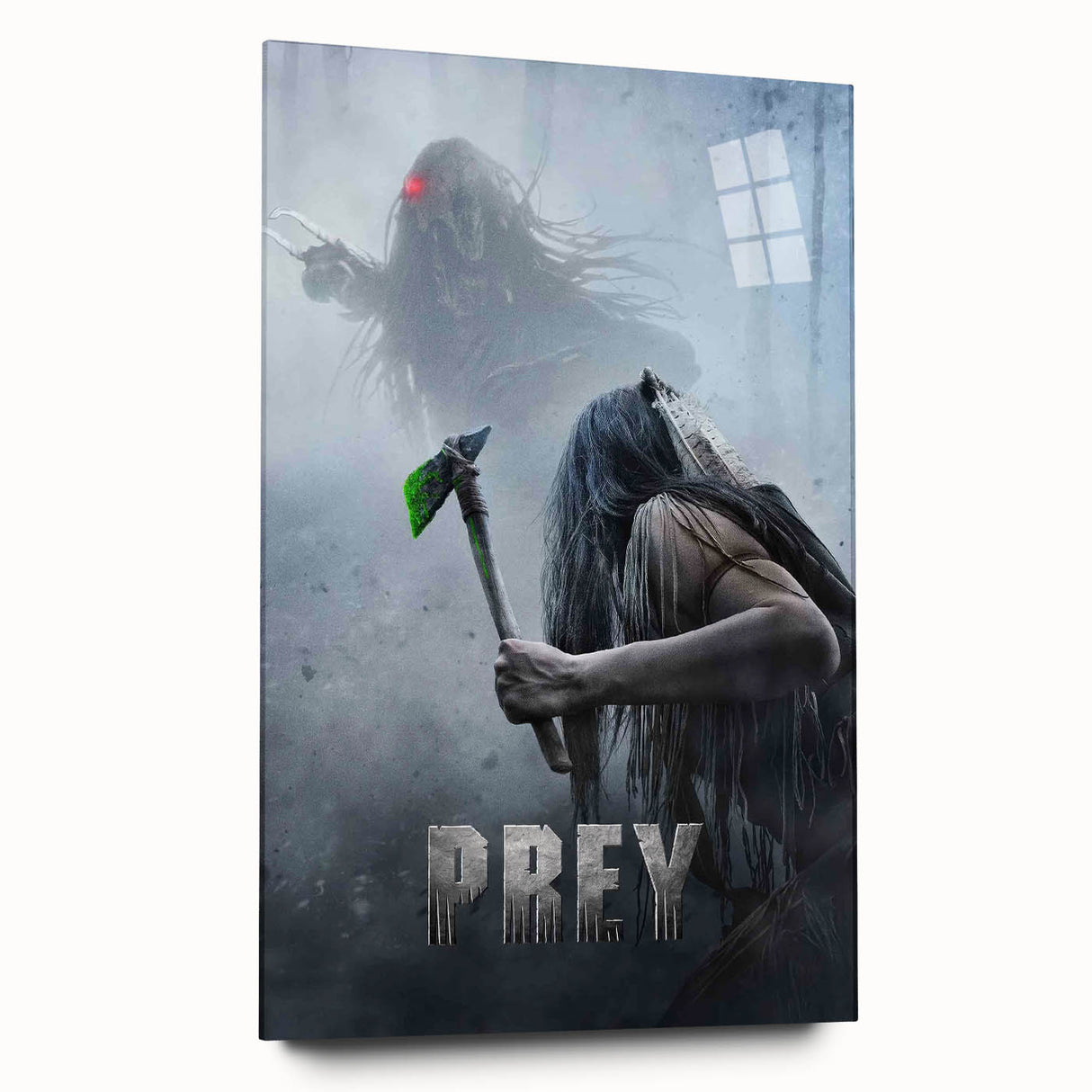 Prey 2020s Vintage Movie Poster – Retro Survival Thriller Wall Art