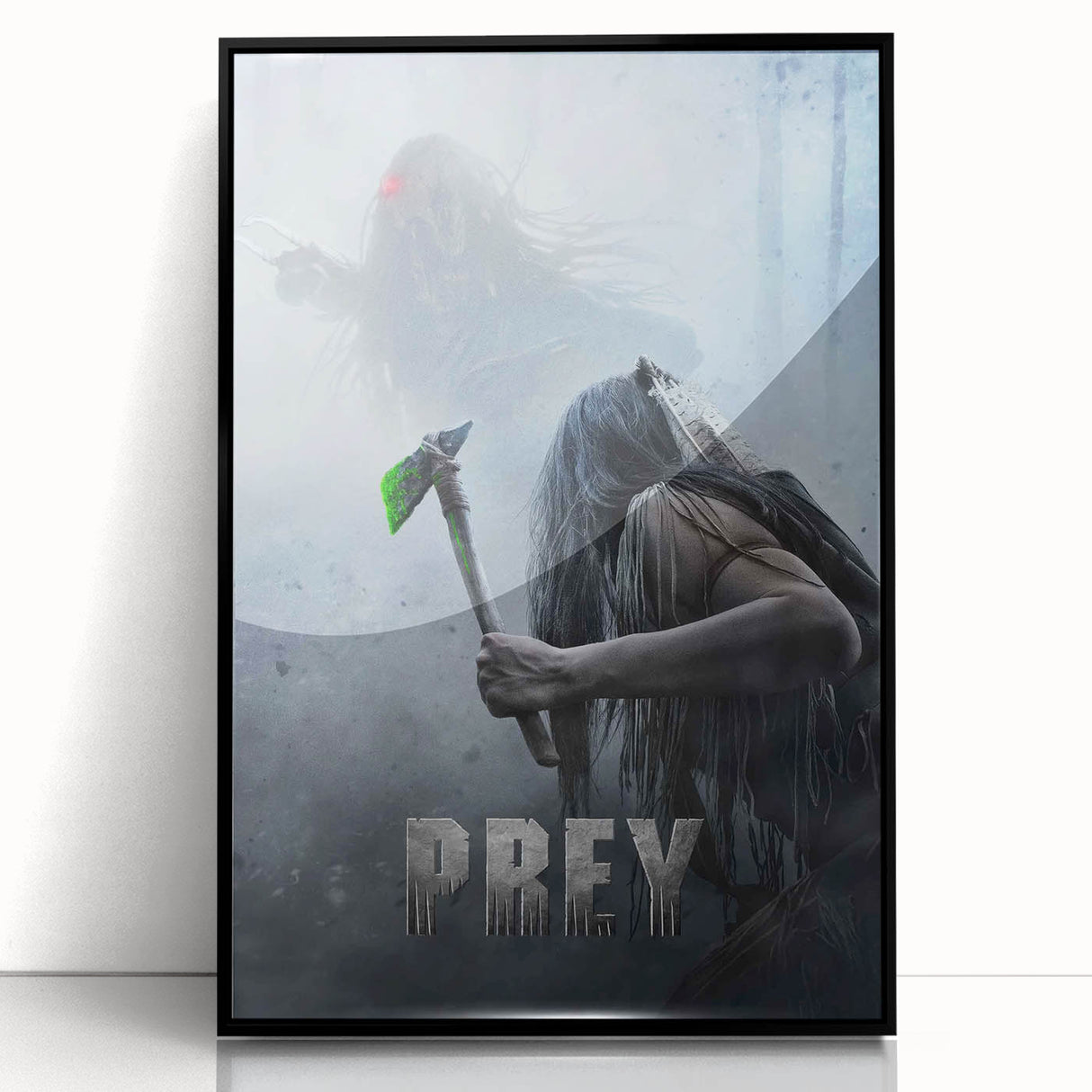Prey 2020s Vintage Movie Poster – Retro Survival Thriller Wall Art