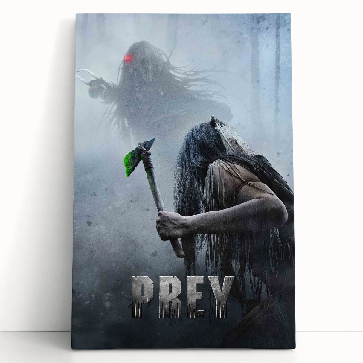 Prey 2020s Vintage Movie Poster – Retro Survival Thriller Wall Art