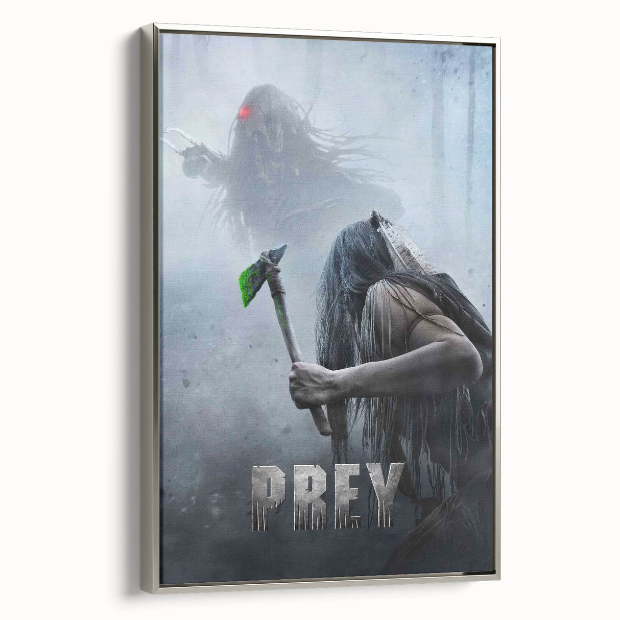 Prey 2020s Vintage Movie Poster – Retro Survival Thriller Wall Art