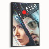 Profile 2020s Vintage Movie Poster – Retro Cyber-Thriller Wall Art