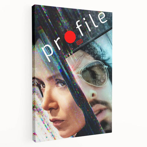 Profile 2020s Vintage Movie Poster – Retro Cyber-Thriller Wall Art