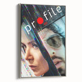 Profile 2020s Vintage Movie Poster – Retro Cyber-Thriller Wall Art