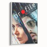 Profile 2020s Vintage Movie Poster – Retro Cyber-Thriller Wall Art