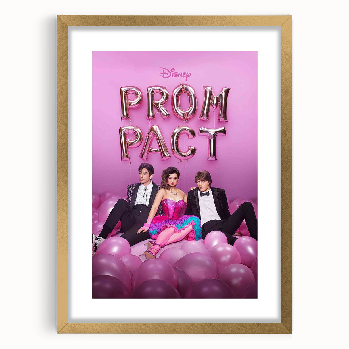 Prom Pact 2020s Vintage Movie Poster – Retro Teen Rom-Com Wall Art