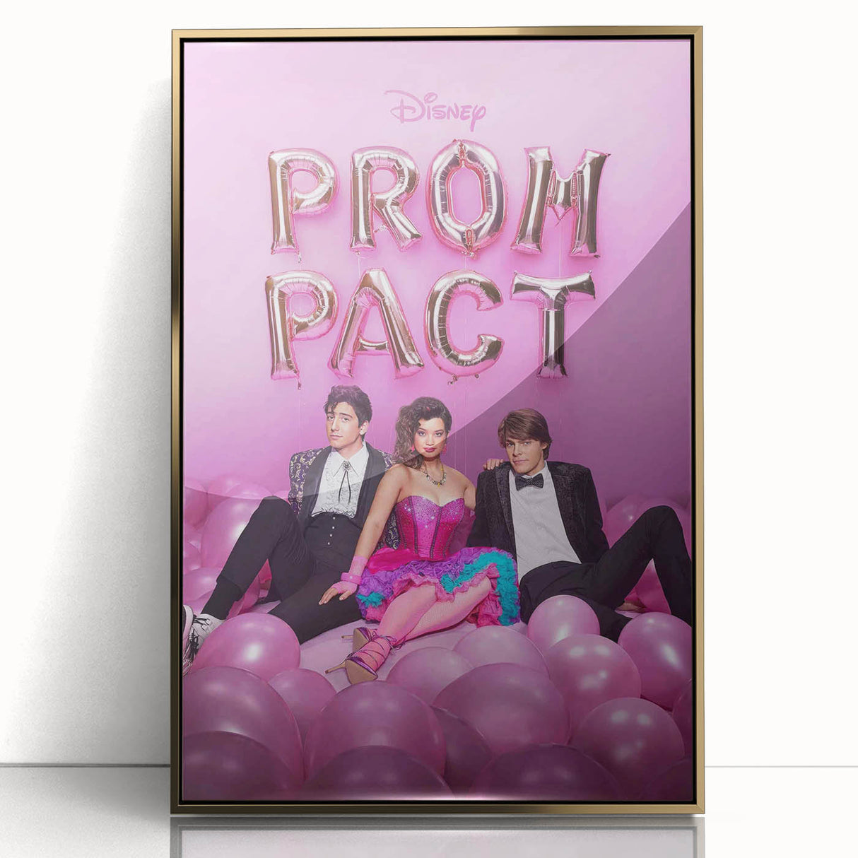 Prom Pact 2020s Vintage Movie Poster – Retro Teen Rom-Com Wall Art