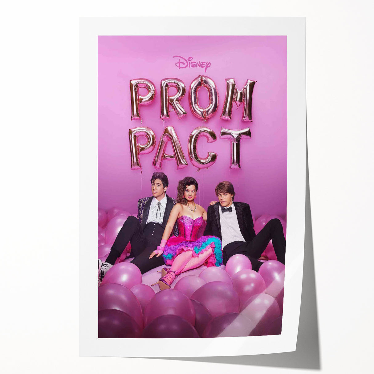Prom Pact 2020s Vintage Movie Poster – Retro Teen Rom-Com Wall Art
