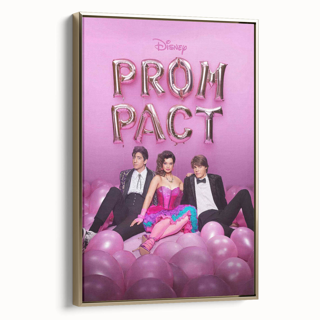 Prom Pact 2020s Vintage Movie Poster – Retro Teen Rom-Com Wall Art