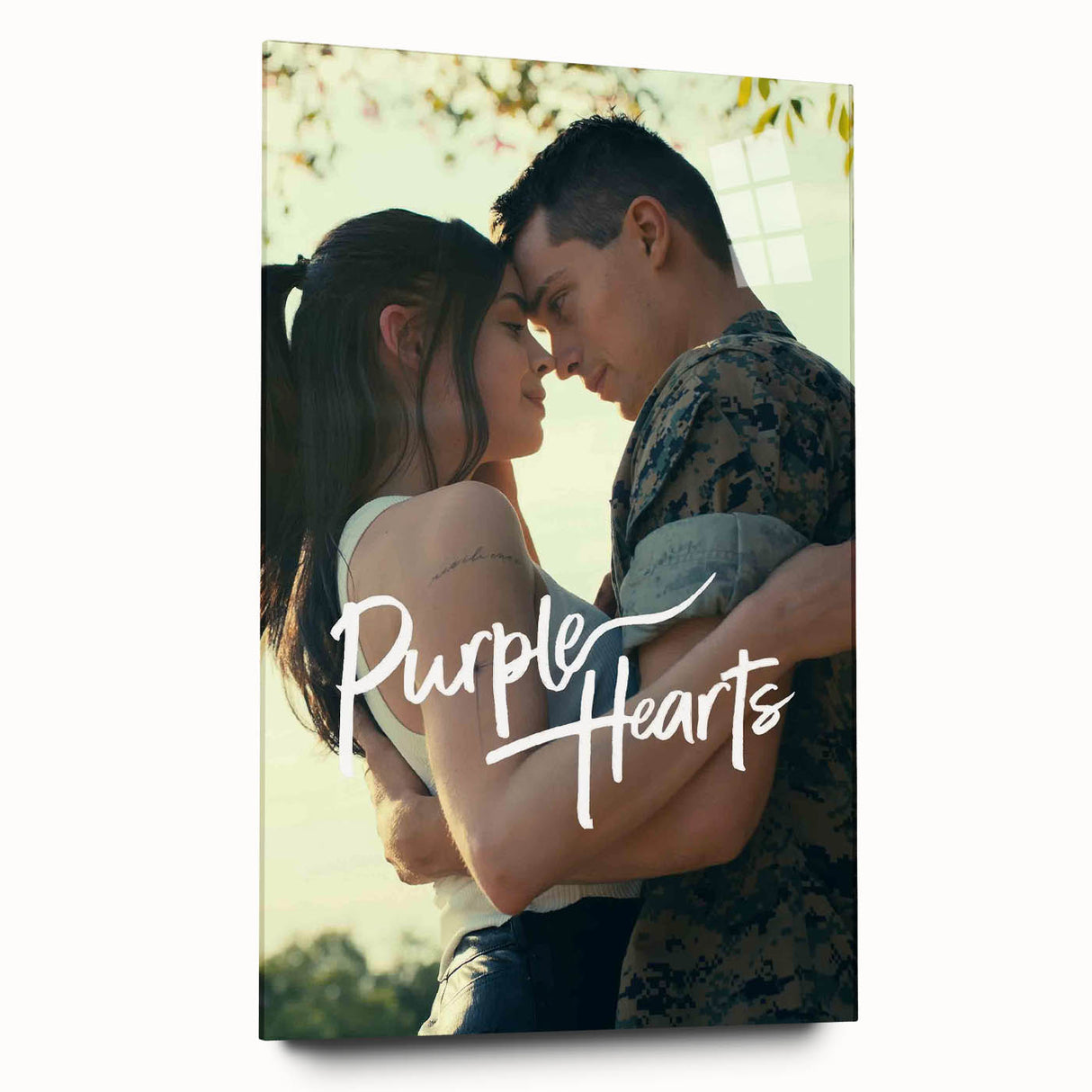 Purple Hearts 2020s Vintage Movie Poster – Romantic Wall Art Print